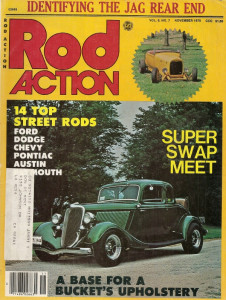 ROD ACTION 1979 NOV - ID A JAG REAR, CLEANING WIRE WHEELS, BUCKET INNER-SHELL
